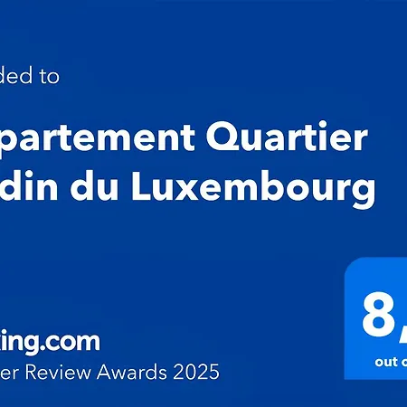Apartamento Quartier Jardin Du Luxembourg Free Netflix París
